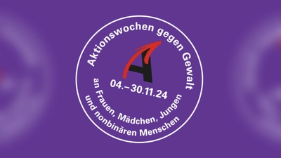 Die Münchner Aktionswochen gegen Gewalt finden jedes Jahr im November statt. (Grafik: Gleichstellungsstelle für Frauen München)