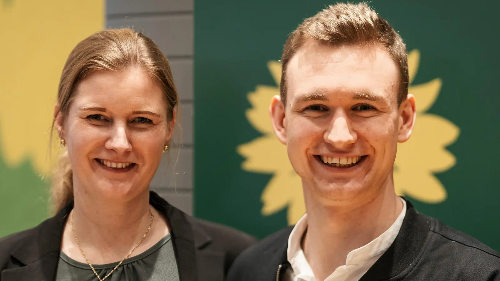 Svenja Jarchow und Florian Siekmann bilden die Doppelspitze des Münchner Grünen-Kreisverbandes. (Foto: Grü)