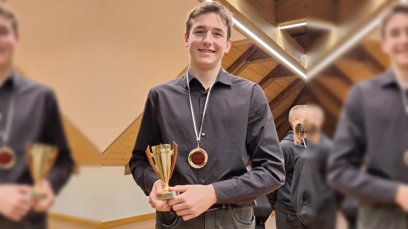 Erzielte einen ersten Preis beim Akkordeon Musik-Wettbewerb 2024 und tritt nun im Finalwettbewerb an: Gabriel Niembs. (Foto: Musikschule an der Würm e.V.)