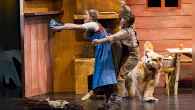 Hänsel und Gretel geraten in ein gefährliches Abenteuer.  (Foto: Mathis Beutel/ © FLTB)