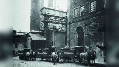 Die Schülein'sche Unionsbrauerei zwischen Einstein- und Kirchenstraße in den 1920er Jahren. (Foto: Haidhausen-Museum)