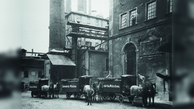Die Schülein'sche Unionsbrauerei zwischen Einstein- und Kirchenstraße in den 1920er Jahren. (Foto: Haidhausen-Museum)