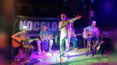Die Band „No Colors” lädt beim Grünen Sommerfest zum Tanzen ein. (Foto: Helmut Swoboda)