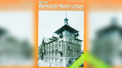 Das Titelbild der neuen Werkstatt-Nachrichten zeigt das Haus in der Elvirastr. 3 mit dem einer asiatischen Pagode nachempfundenen Dach im Jahr 1890. (Foto: Stadtarchiv)