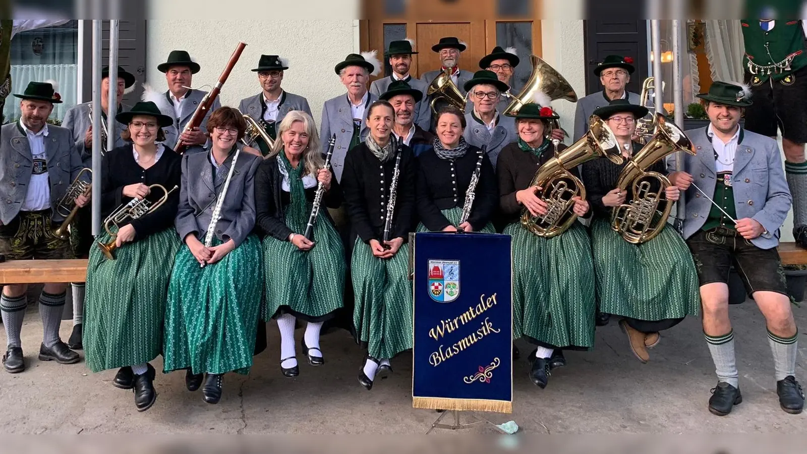 Die Würmtaler Blasmusik eröffnet das Herbstfest. (Foto: Würmtaler Blasmusik)
