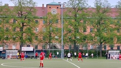 Beim SC Amicitia München wird auch 2026/27 Landesliga gespielt. Mit dem TSV Turnerbund gibt es einen neuen Gegner aus der Stadt. (Archivbild: bas)