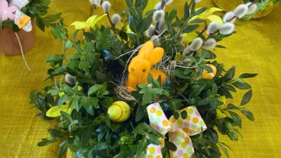 Zu erwerben gibt es allerlei Osterdekorations-Artikel. (Foto: Pfarrgemeinderat St. Pius)