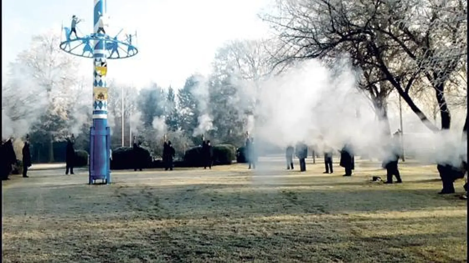 Das Neujahrsschießen am Hindenburgplatz in Feldkirchen ist eine gute Tradition.	 (Foto: Verein)