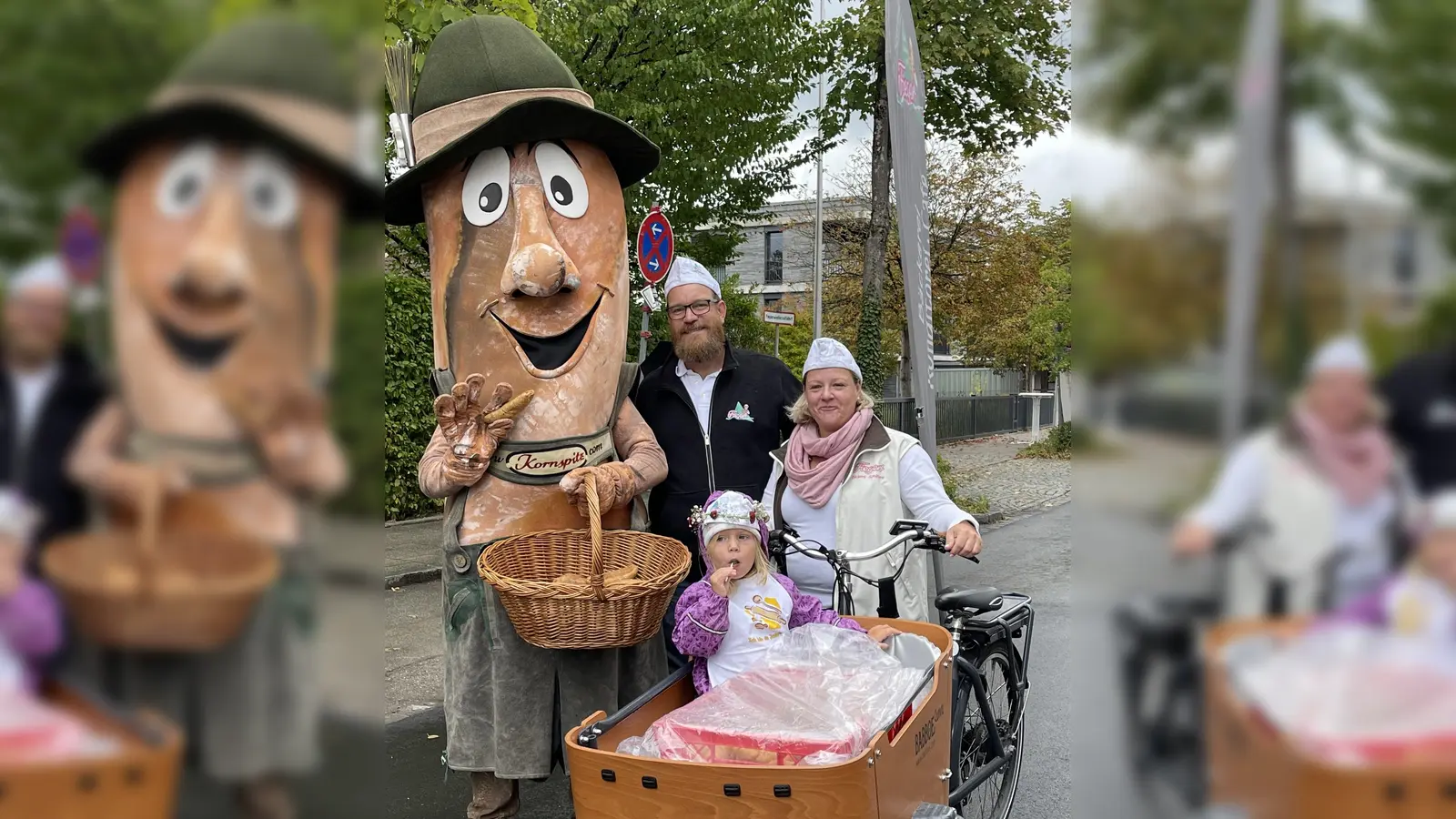 Die Bäckerei Fiegert sorgt auf dem Ottobrunner Straßenfest für die nötige Stärkung der Besucher mit köstlichem Gebäck. (Foto: hw)