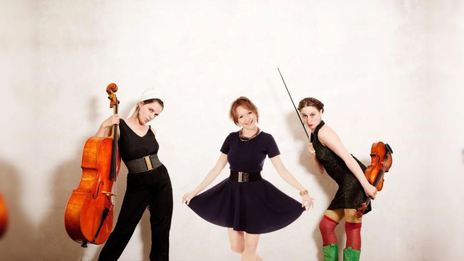 Grandios musikalisch und erfrischend anders: Die drei Kusimanten DeeLinde, Tamara Lukasheva und Marie-Theres Härtel. (Foto: pr)