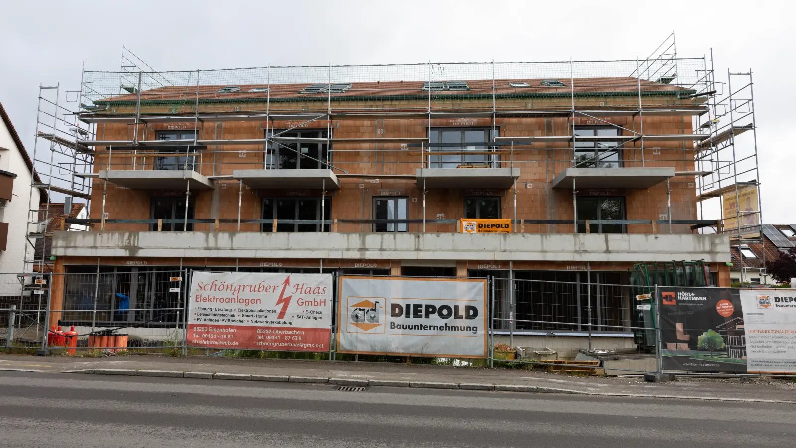 Der Neubau macht gute Fortschritte. (Foto: Thomas Hary)
