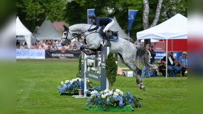 Beim Springreiten kommt es auf Kraft und Athletik an, noch mehr aber auf die Harmonie zwischen Pferd und Reiter. Das beweist hier Simone Blum auf Cool Hill 2. (Foto: TS-Foto Jessica Gühring)