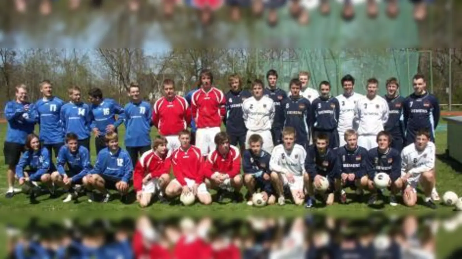 Lehrreich war das Emmeringer-Trainingslager für die Spieler von (v.l.) TSV Unterpfaffenhofen-Germering, TV Emmering und von der Nationalmannschaft. (Foto: pi)