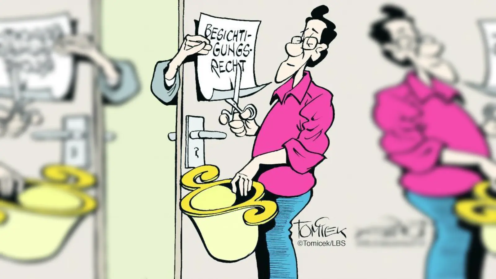 Wenn der Vermieter drei Mal klingelt: Das Besichtigungsrecht einer Wohnung hat klare Grenzen. (Foto: lbs)