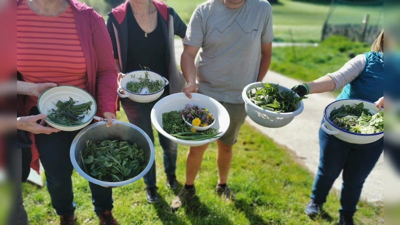 Lecker, gesund und klimafreundlich: Superfood am Wieshof beim Klimafrühling 2024. (Foto: Naturküche Wieshof)