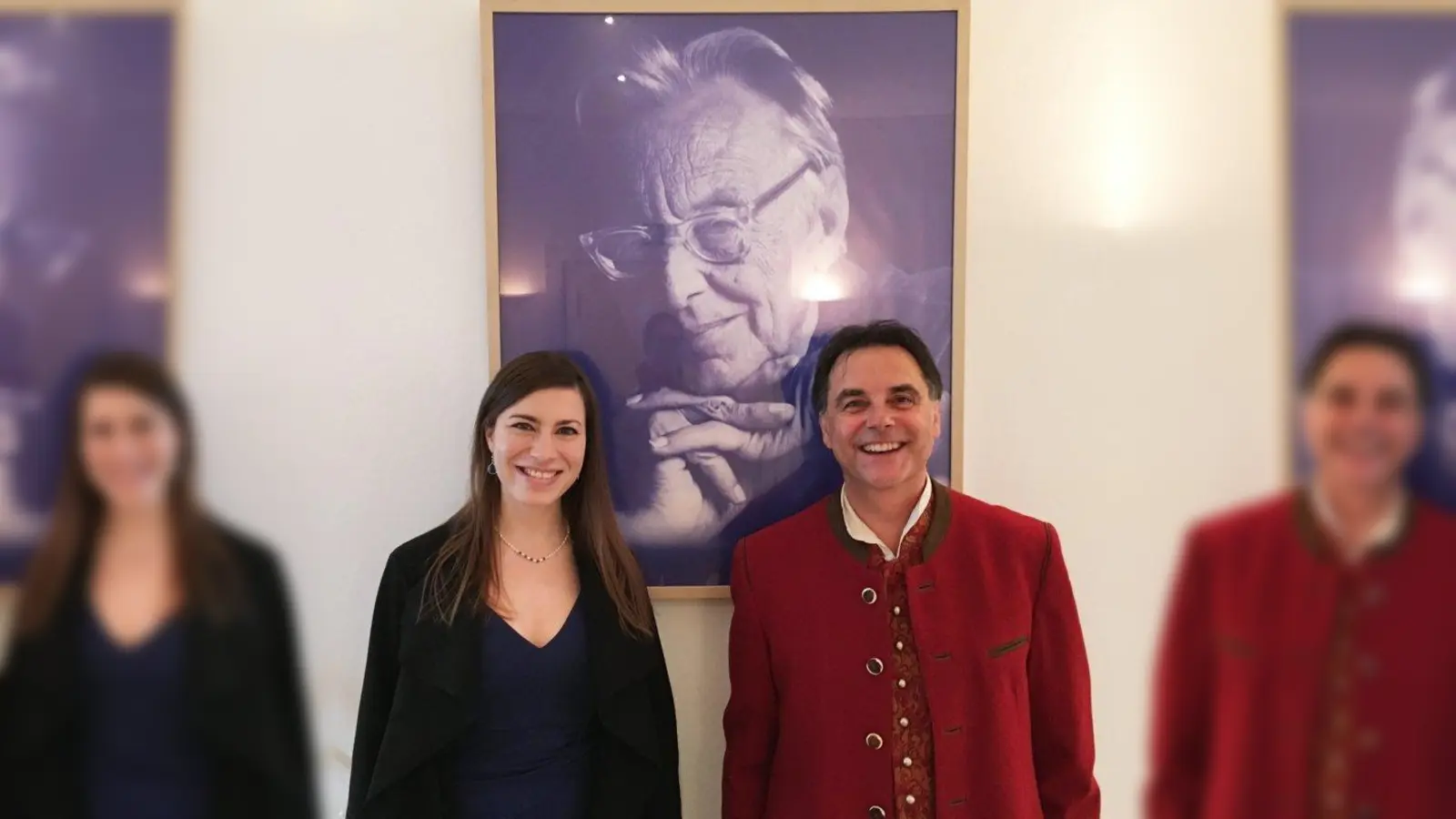Barbara Hölzl und Claus Obalski treten im Carl-Orff-Museum auf. (Foto: Carl Orff Museum)