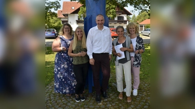 Monika Kröner, Alessandra Fiorenza, Harald Mansi, Judith N. Scheuring und Sabine Padberg (von links). (Foto: mka)