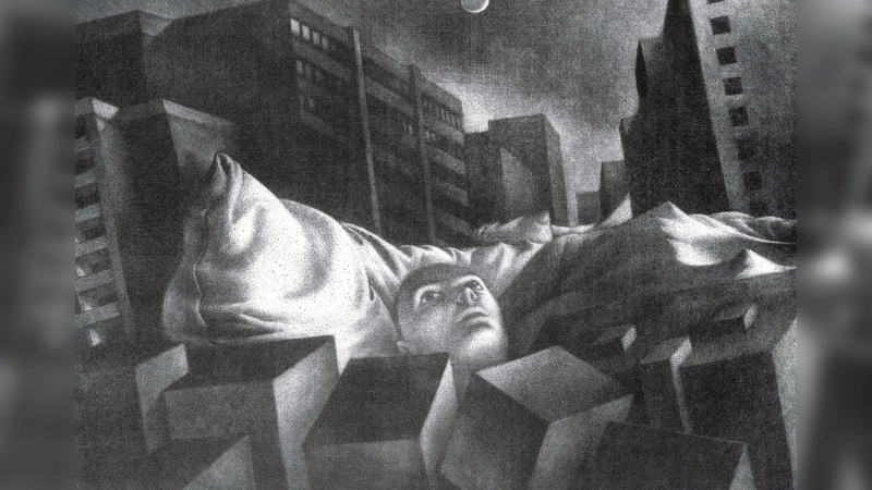 Wolfgang Niesners "Frühe Stunde" aus den Jahren 1989/90. Eine Ausstellung mit Werken des Neuperlacher Malers zeigt das Haus des Deutschen Ostens. (Foto: © Friederike Niesner)