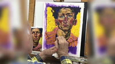 „Malen mit Öl – für alle, die mehr wollen“ heißt ein Kursangebot der Malakademie München (Foto: Münchner Bildungswerk/Thomas Beecht)