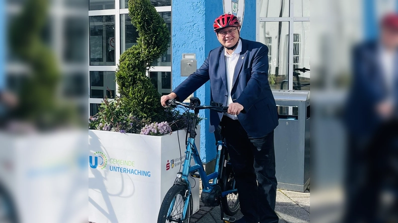 Unterhachings Bürgermeister Wolfgang Panzer hofft, dass viele Unterhachinger in diesem Jahr fleißig in die Pedale treten. (Foto: hw)