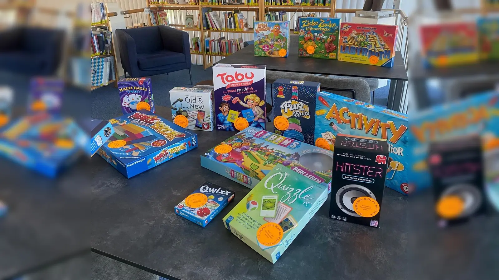 Knapp 25 neue Spiele können ab sofort in der Gemeindebücherei Wörthsee ausgeliehen werden. (Foto: Gemeindebücherei)