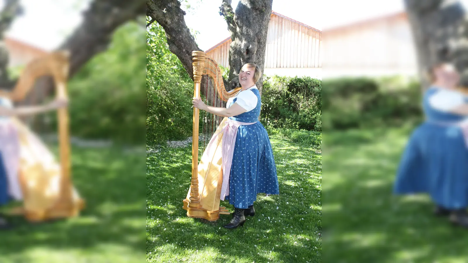 Elisabeth Grandl zählt zu den bekanntesten Harfenistinnen in der traditionellen Volksmusik. (Foto: VA)