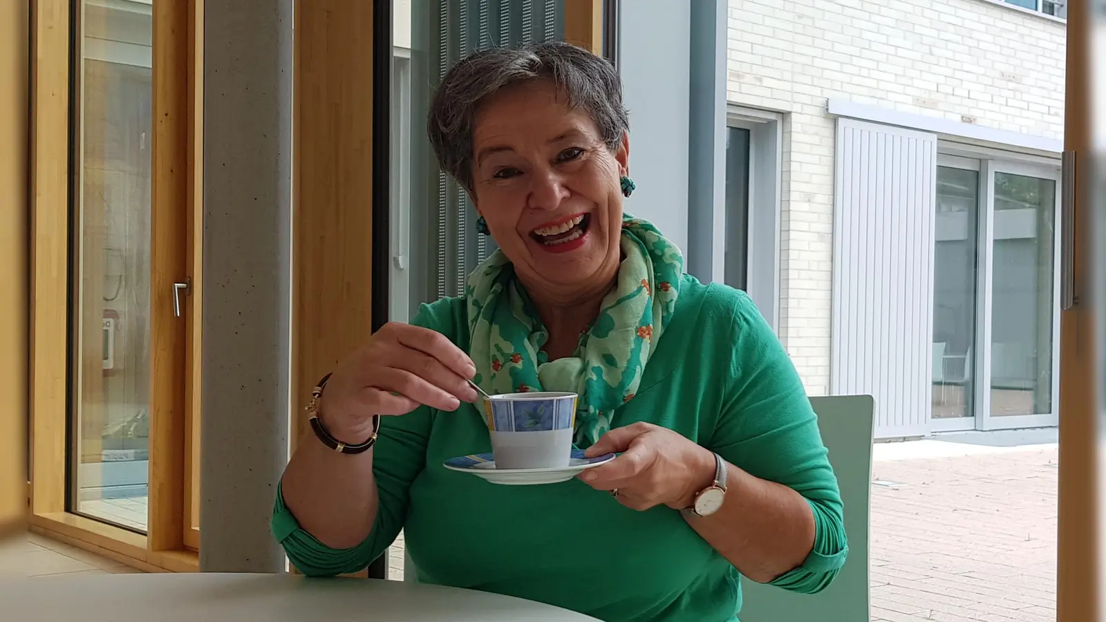 Initiatorin Monika Malinowski lädt wieder zum Café Evergreen ein. (Foto: Bürgerstiftung Haar)