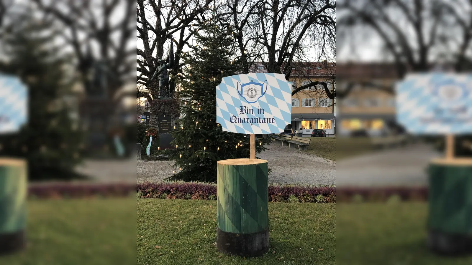 Nur noch wenige Tage, dann wird der neue Maibaum nach sieben Jahren endlich wieder seinen Stammtplatz schmücken. (Foto: hw)