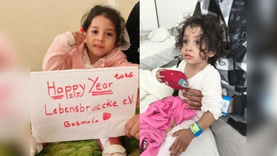 Deutsche-Lebensbrücke-Kind Basmala braucht dringend Hilfe. (Foto: Marie Bastide)