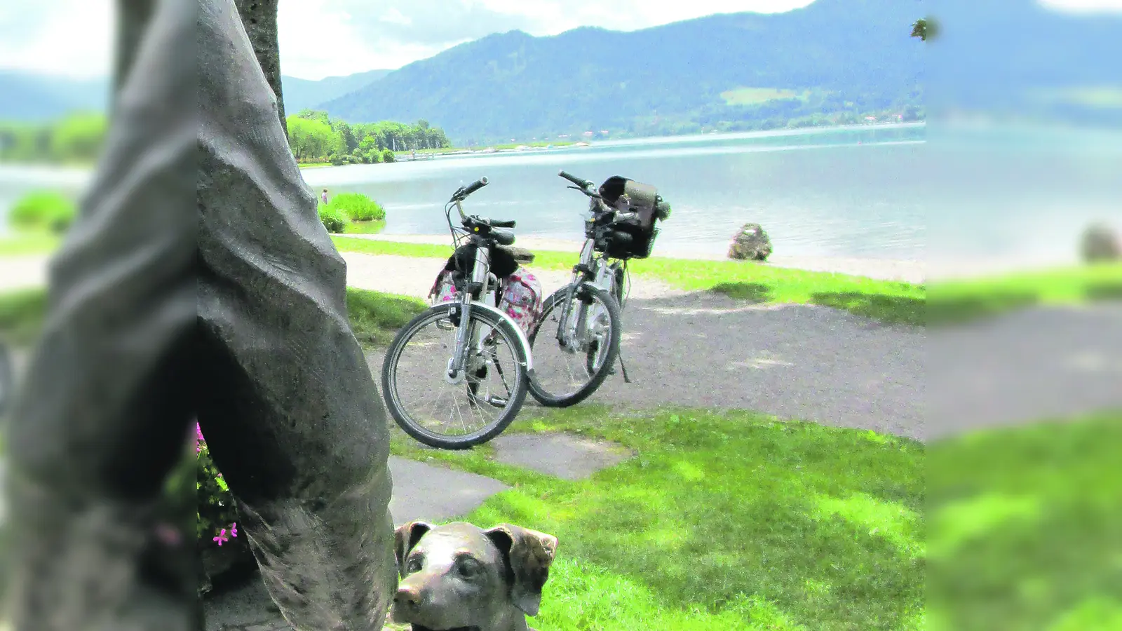 Warum nicht einen schönen Ausflug mit dem Radel, wie hier an den Tegernsee planen, das ist gut für die Gesundheit und sammelt ordentlich Kilometer. (Foto: hw)