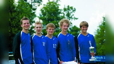 Siegreich für den TSV (v.l.):Florian Viehbeck, Max Ruhdorfer, Florian Lugmeier, Matthias Willer und Marco Salzberger. (Foto: pi)