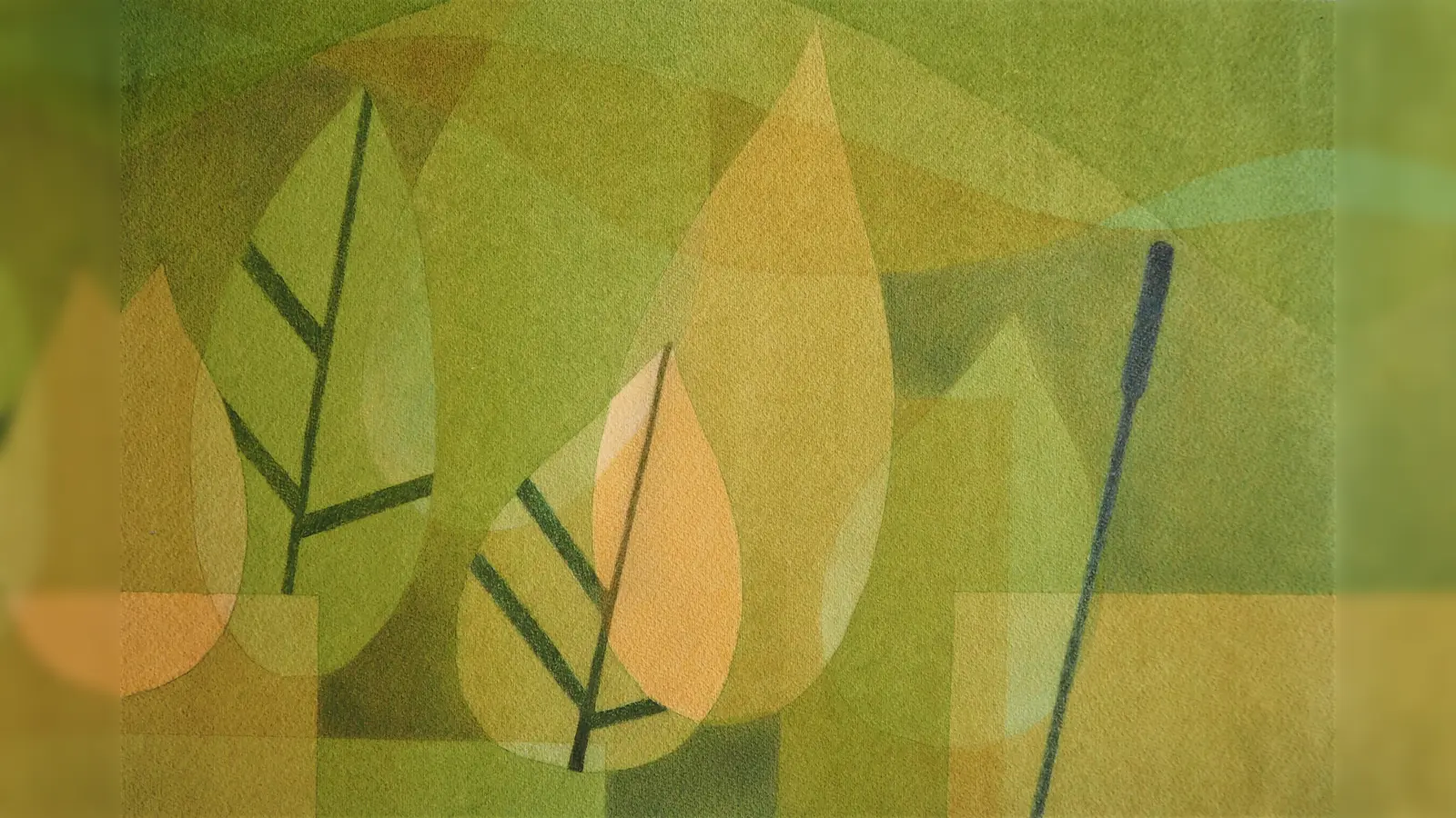 Teil der Ausstellung ist das "Blattwerk". (Foto: VA)