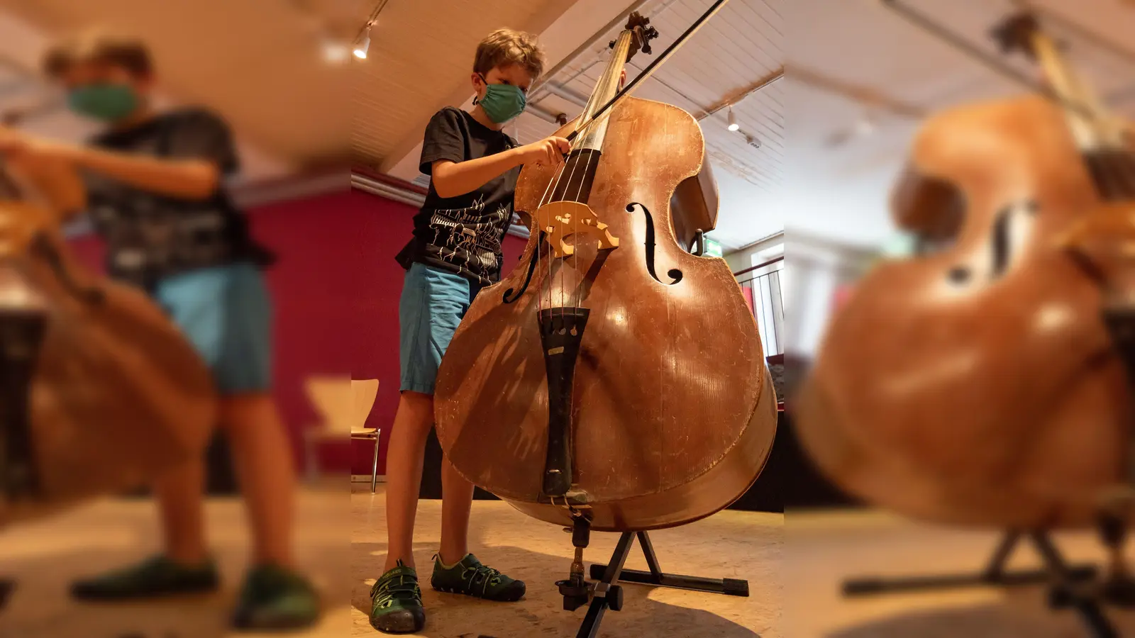 Beim Ausflug ins Kindermuseum "Hast du Töne" lernen Kinder nicht nur verschiedenste Orchesterinstrumente kennen, sondern können diese auch ausprobieren.  (Foto: VA)