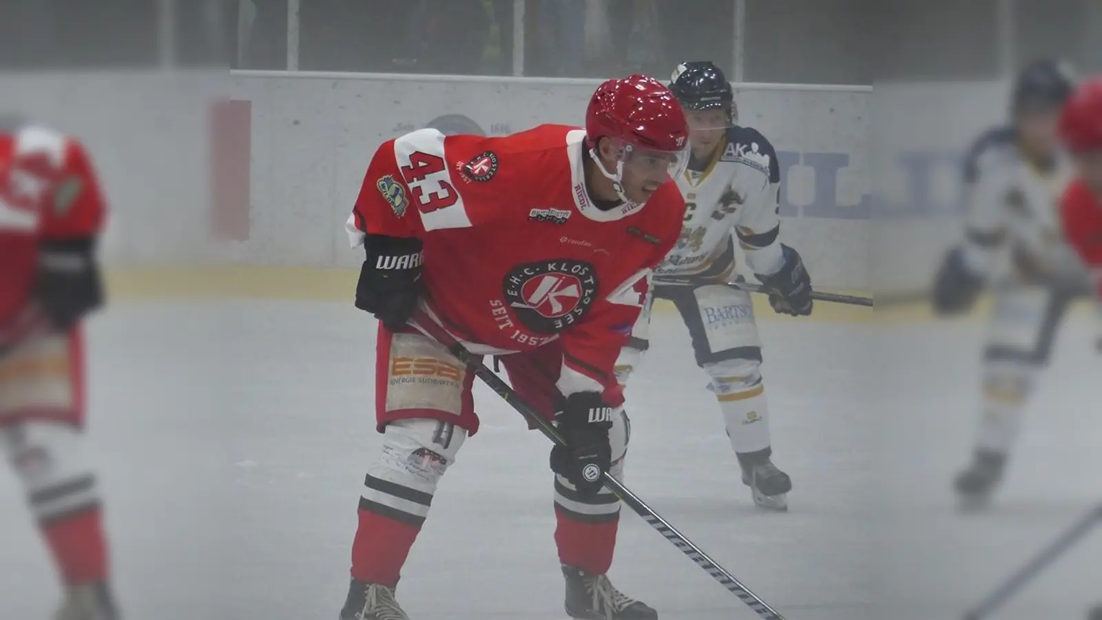 Der schwedische Stürmer Andreas Persson schoss den EHC Klostersee beim Auswärtsspiel in Bad Kissingen mit einem Hattrick zum 4:3-Sieg. (Foto: smg)