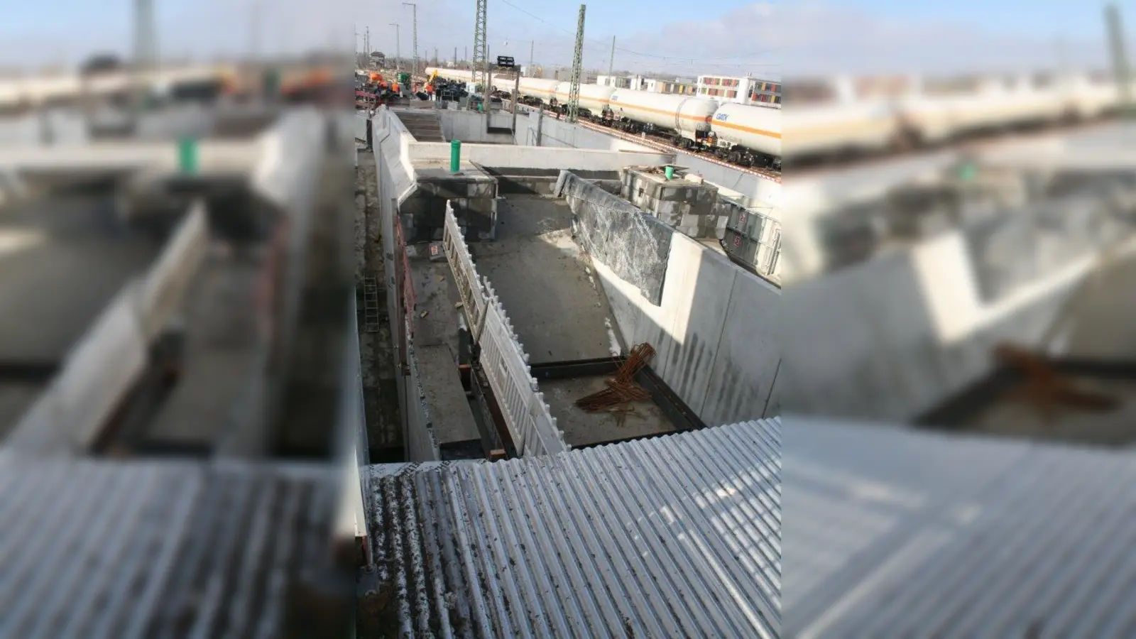 Hier entsteht der neue Laimer Bahnhof. (Foto: job)