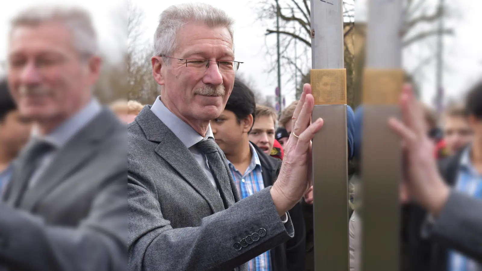 Das letzte Erinnerungszeichen vor dem Lockdown fand in Moosach statt. Bei der nächsten Veranstaltung kann man ausschließlich per Livestream teilnehmen. (Archivbild: Daniel Mielcarek)