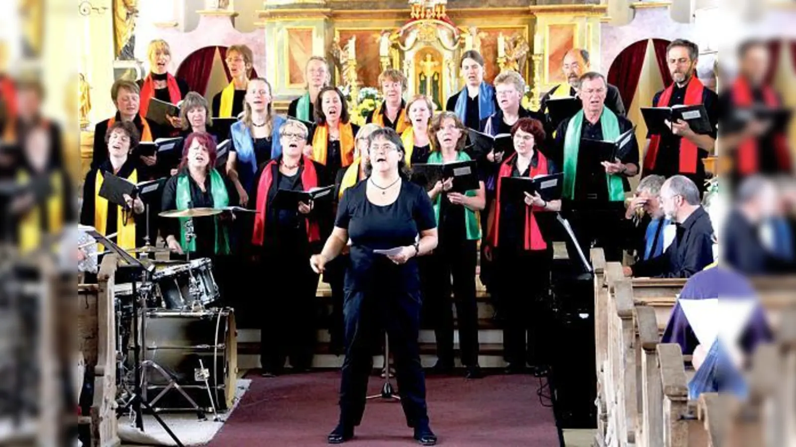 Der GoSpiRhy-Chor von St. Andreas freut sich auf sein Konzert in Hofolding am 14. Juni.	 (Foto: Knapek)