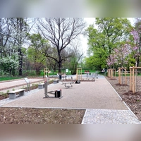 Der Fitnessparcours im Odinpark ermöglicht auf 680 Quadratmetern ein ganzheitliches Training. (Foto: bas)