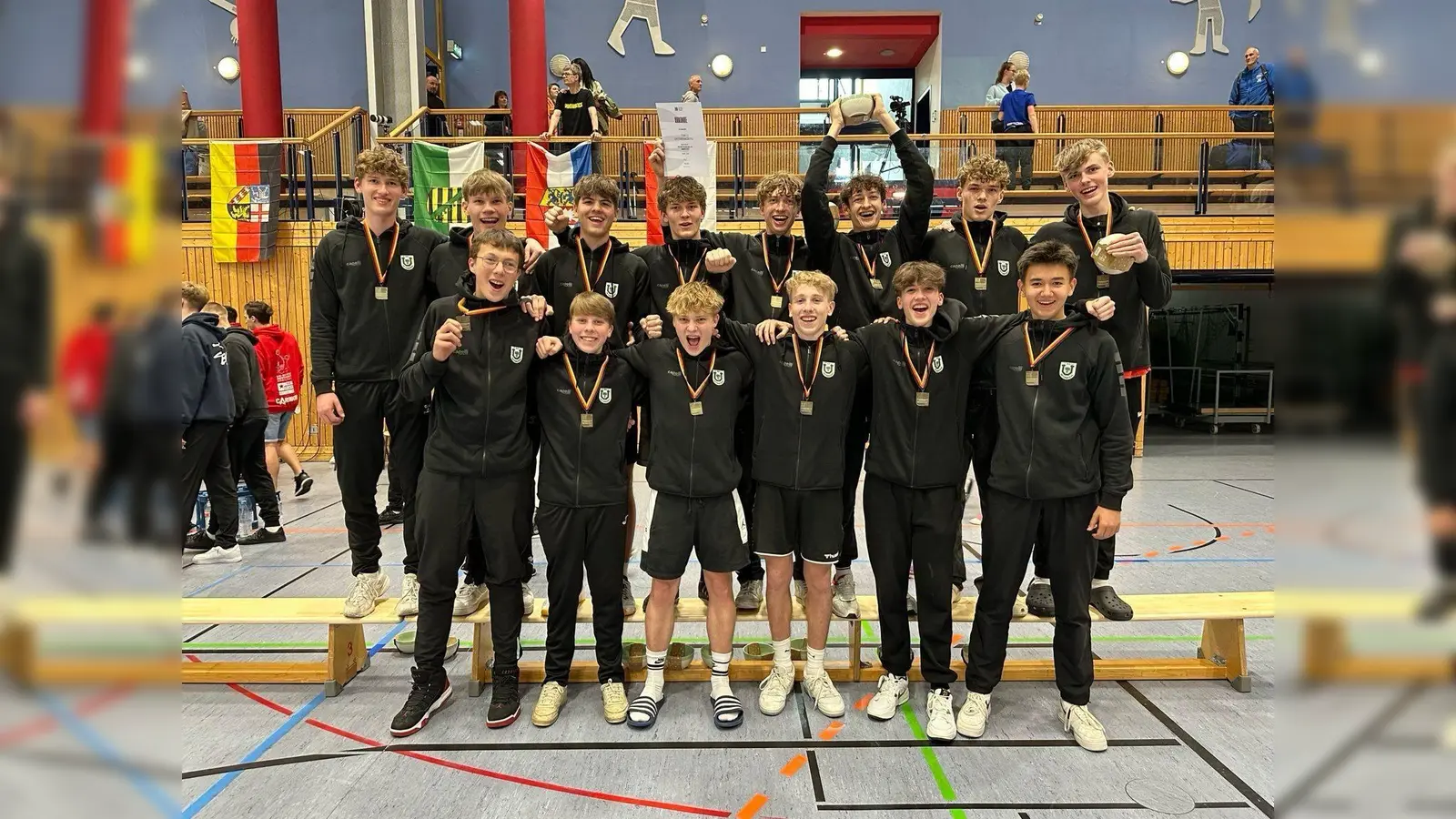 Die U18 Volleyballer haben bei der Deutschen Meisterschaft den 3. Platz erobert. (Foto: TSV Unterhaching)