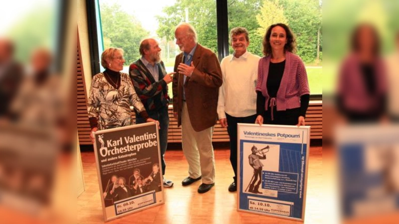 „Ich mach mir oft kein Mittagessen, sondern Gedanken.“ Die Organisatoren freuen sich auf zwei besondere Tage Valentin-Programm im Kupferhaus: Anneliese Kühn, Johannes Glötzner, Walther Hohenester, Peter Zimmermann und Anja Fanslau (v.l.) (Foto: US)