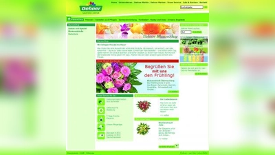 Seit März 2008 erstrahlt die Dehner-Homepage im neuen Glanz. (Foto: Dehner)