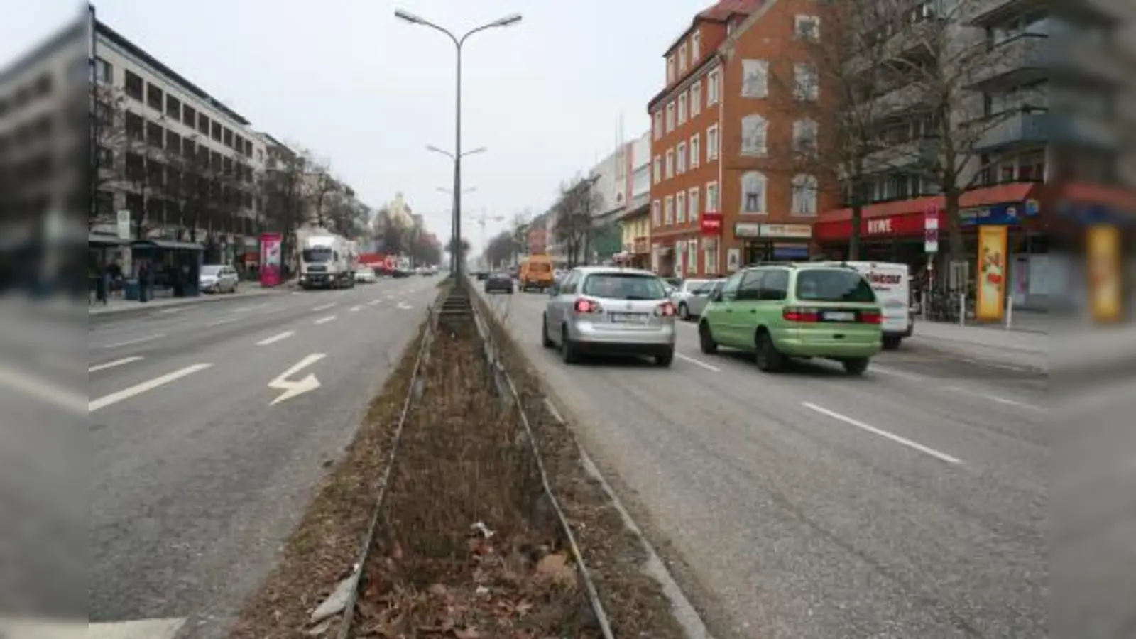 Durch die Fürstenrieder Straße soll in naher Zukunft eine Straßenbahnlinie – die „Tram-Westtangente” – führen. (Foto: tg)