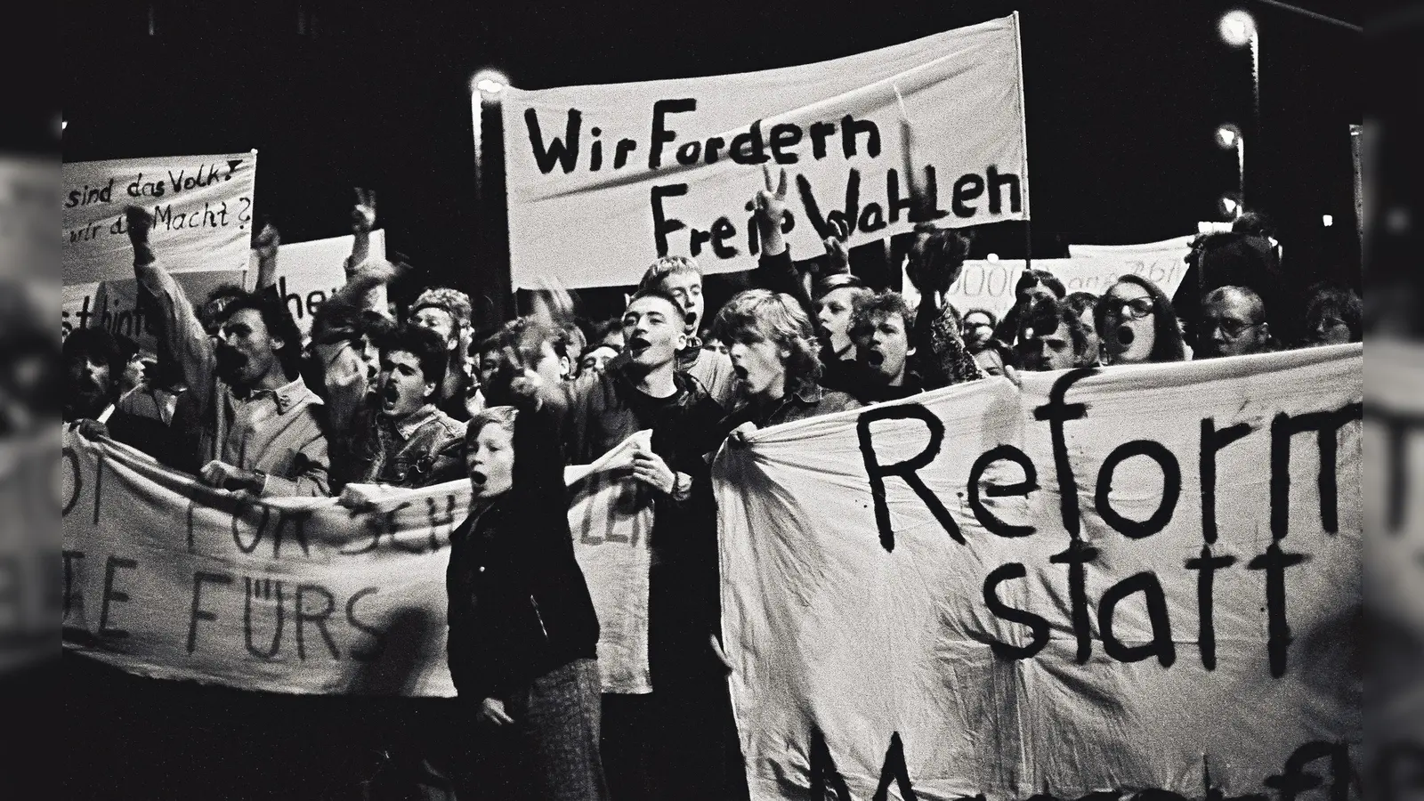 Die Massenflucht von DDR-Bürgern aus Ungarn und der CSSR im Sommer 1989 veranlasst immer mehr Menschen in der DDR, auf die Straße zu gehen und gegen die Politik des SED-Regimes zu protestieren. (Foto: Harald Kirschner)