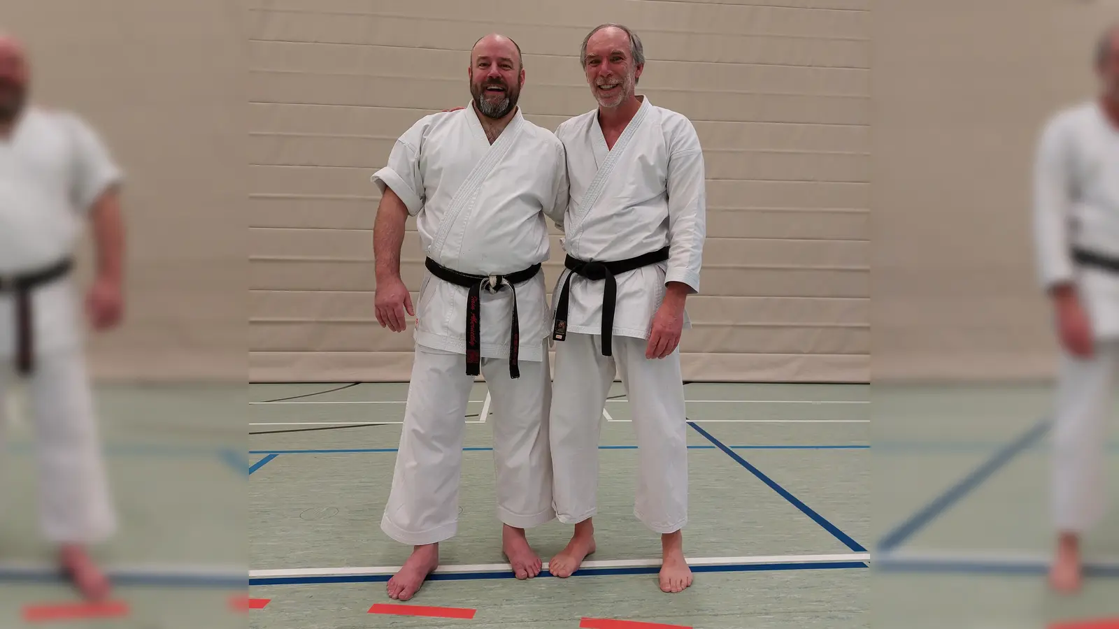 Iain Abernethy (links) und Norbert Wittmann vom 1. Budo-Verein Herrsching. (Foto: Budo-Verein Herrsching)
