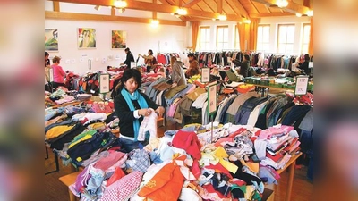 Verkauf gut erhaltener Kindersachen am 28. Februar im Gemeindesaal von St. Klara.	 (Foto: VA)