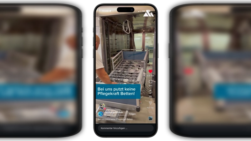 In nur wenigen Tagen wurde der Clip auf Instagram über einen Million mal aufgerufen. (Foto: Starnberger Kliniken)