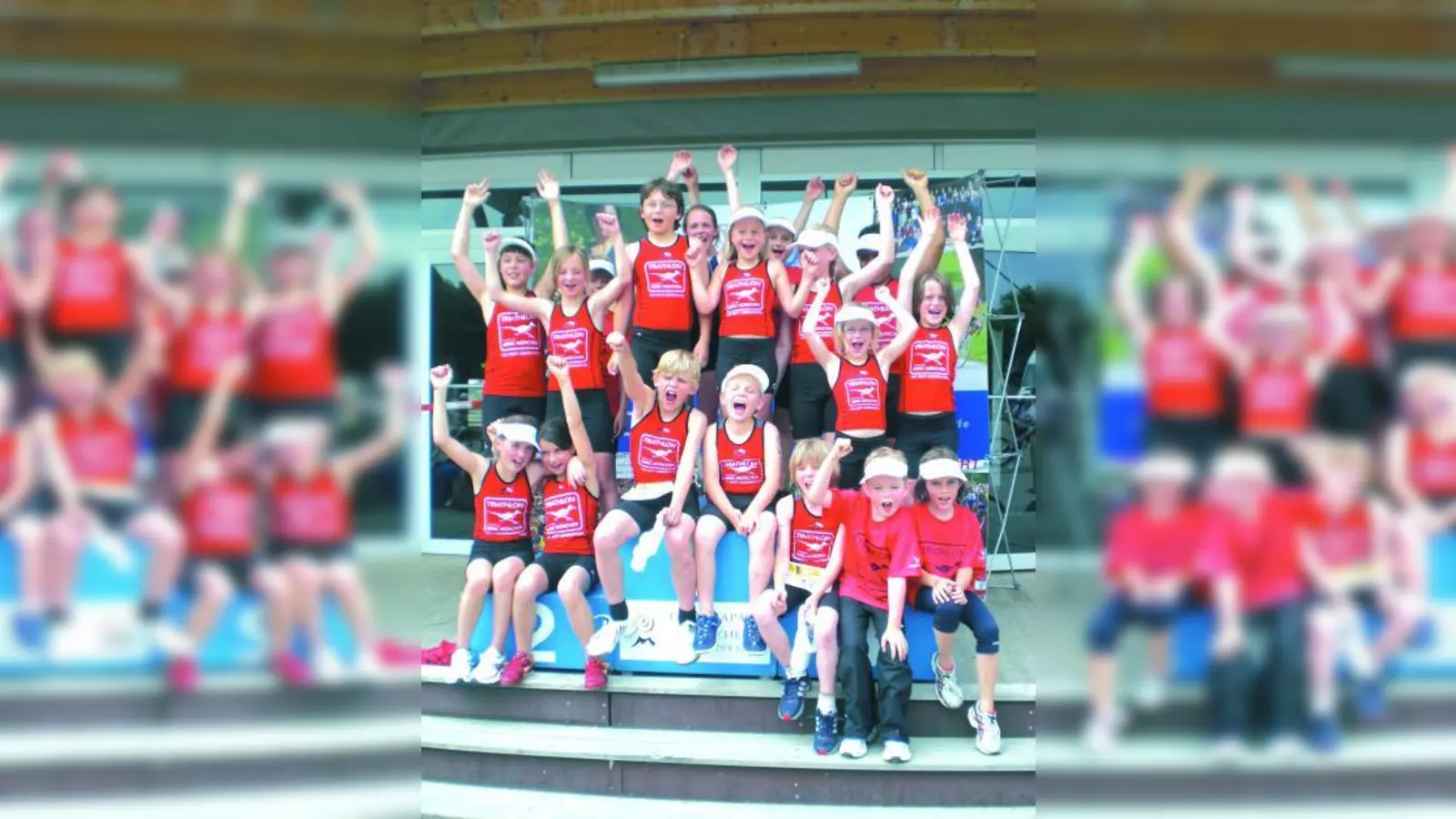 Die Nachwuchstriathleten des MRRC München überzeugten beim Stadt-Triathlon im Olympiapark. (Foto: pi)