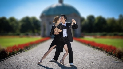 Das Tango-Duo Ludmilla und Erol Soy tritt beim „Shorties/Tanz“-Abend im Trafo auf. (Foto: Diana Tempel)