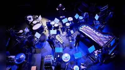 Das Schlagzeug steht beim Konzert im Bürgersaal Fürstenried am 12. Juni im Mittelpunkt. (Foto: Orla Connolly)
