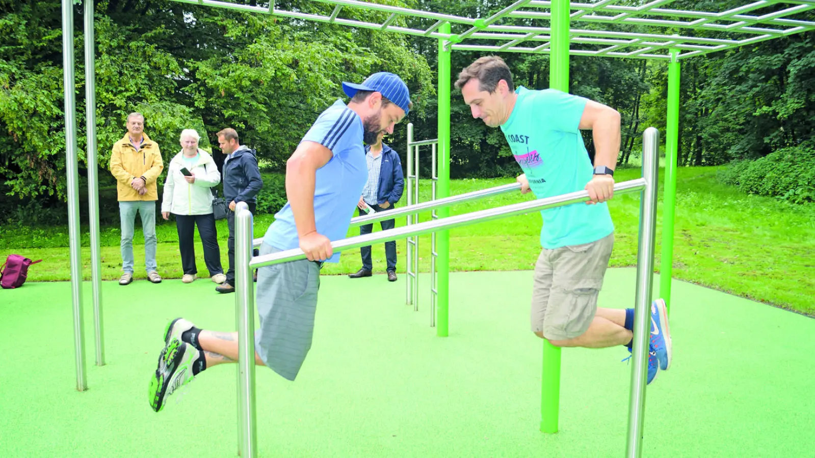 Sie lieben Bewegung und wollen auch andere dazu auf der „GiG” bewegen: Gerald Haderlein (l.) und Christian Weiler (r.) (Foto: pst)